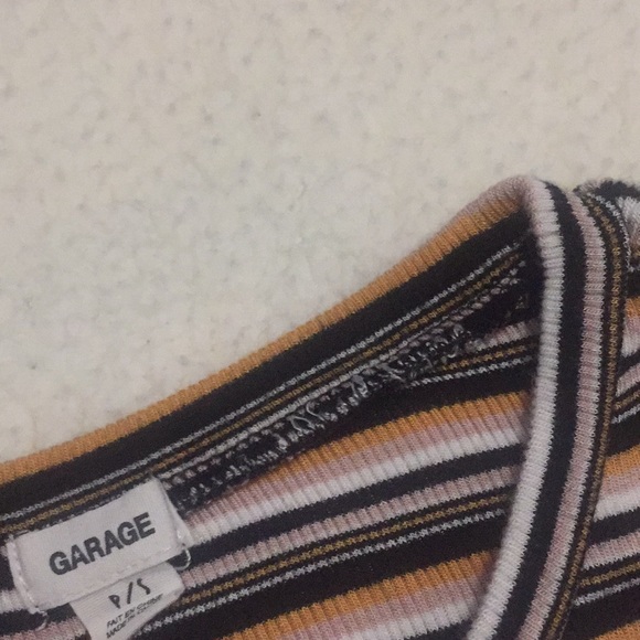 Garage stripy long sleeve T-shirt - Picture 3 of 3